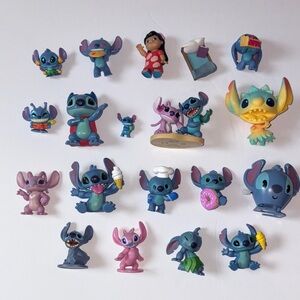 Lilo & Stitch Figures Lot (22 Pcs) - Mini Figures, Angel, Lilo, Accessories